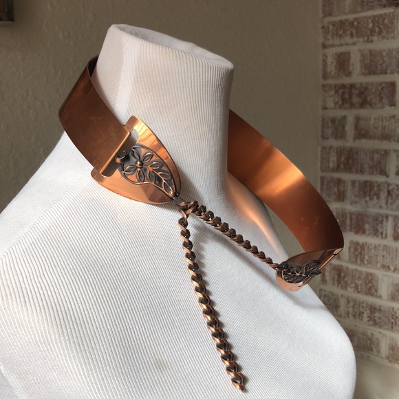 COPPER VINTAGE BELT - Picture 9 of 11